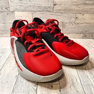 Nike freak Kids Red and Black Sneakers